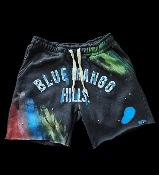 Custom Blue Mango Hills shorts