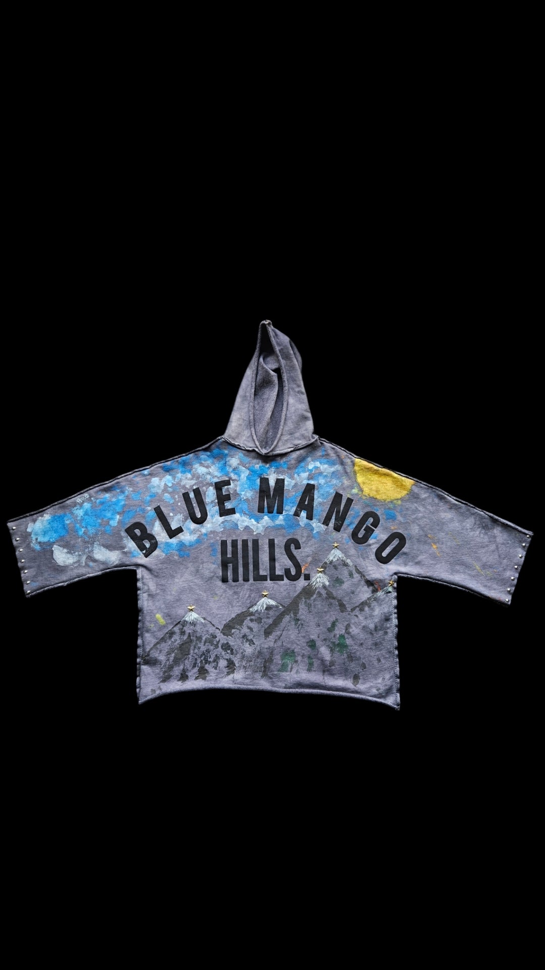 Custom Oversized Blue Mango Hills Hoodie